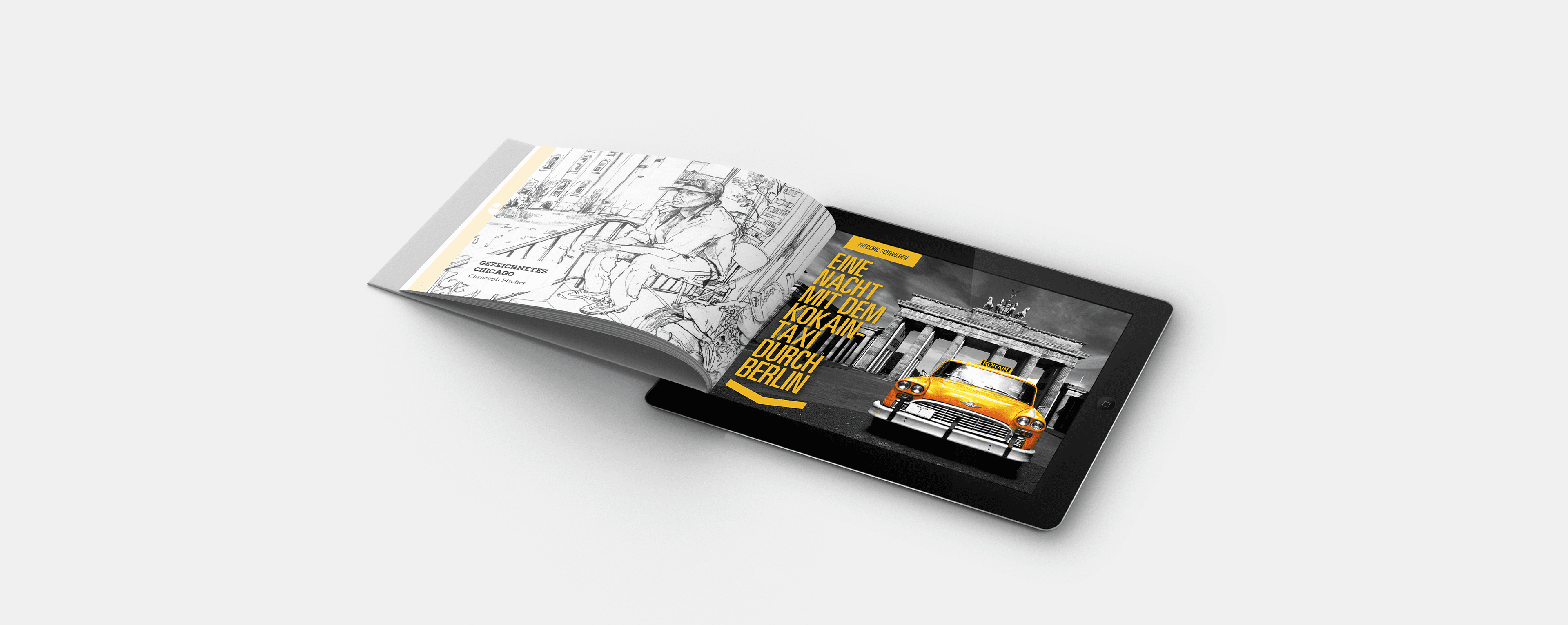 Interaktives iPad Magazin Design und Layout Layout interaktives iPad Magazin mit Reportagen | Grafik Design Freelancer Berlin