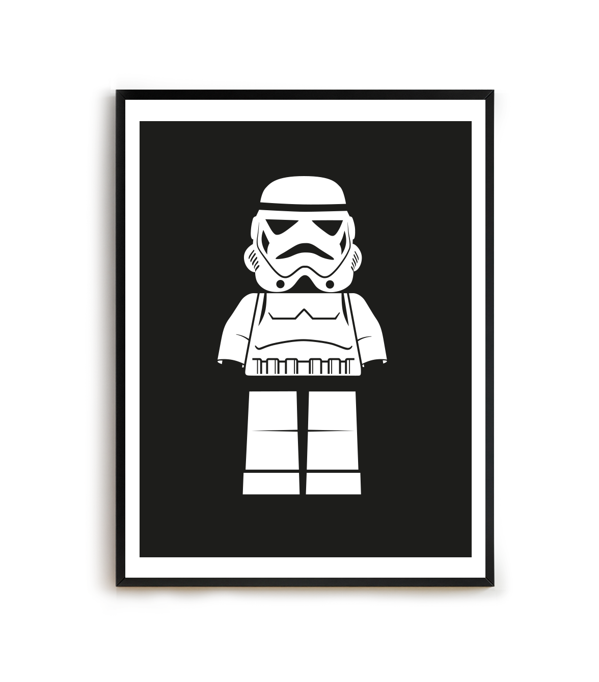Star-Wars Poster Strom-Trooper Lego-Style